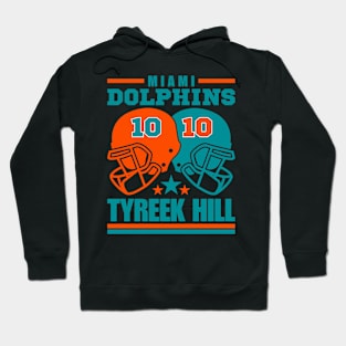 Miami Dolphins Tyreek Hill 10 American Football Retro Hoodie